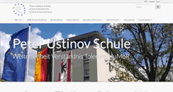Desktop Screenshot of peter-ustinov-schule.de